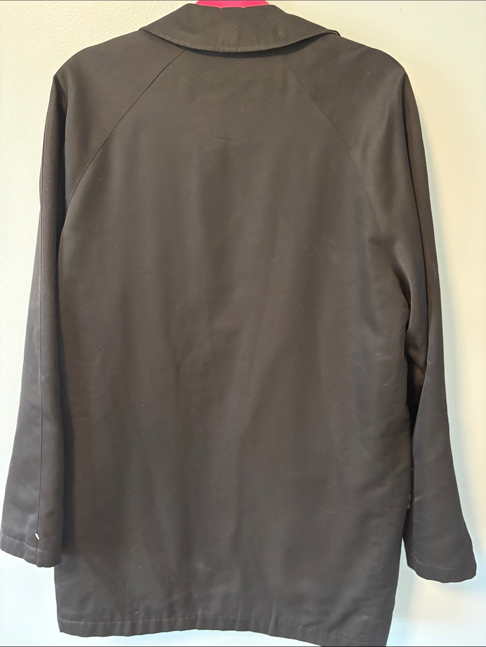Burberry Car Coat Large Size 44 Mint Condtion Wool Removable Interior - Picture 5 of 10